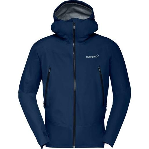 Norrona - giacca protettiva in gore-tex - falketind gore-tex jacket m indigo night per uomo - taglia s, m, l, xl - blu