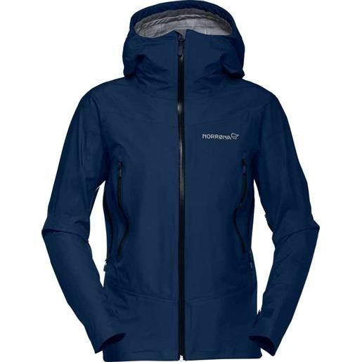 Norrona - giacca di protezione gore-tex - falketind gore-tex jacket w indigo night per donne - taglia xs, s, m, l - blu navy