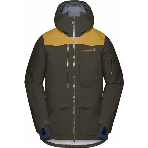 Norrona - giacca protettiva - tamok gore-tex performance shell jacket m's rosin per uomo - taglia s, m, l, xl - kaki