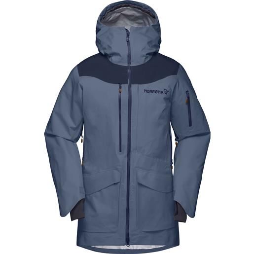 Norrona - giacca protettiva - tamok gore-tex performance shell jacket w's vintage indigo per donne - taglia s, m - blu navy