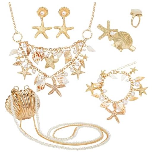 Yumilok Collana da donna Collana da ragazza Collana vintage alla moda in acciaio inossidabile con taglio ovale e ciondolo che cambia colore per uomini e donne
