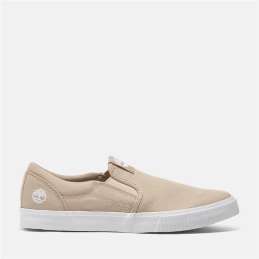 Timberland sneaker slip-on bassa mylo bay da uomo in beige beige