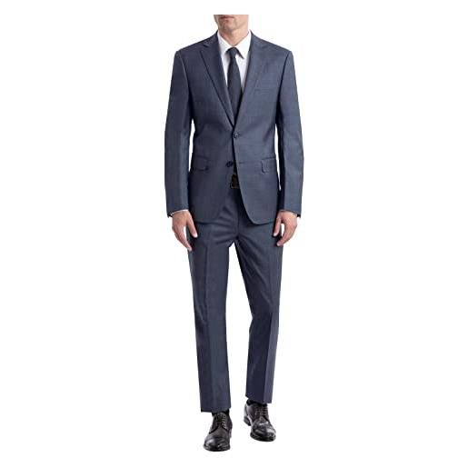 Calvin Klein jerome set eleganti da lavoro, pantaloni blu/carbone, 34w x 38l uomo