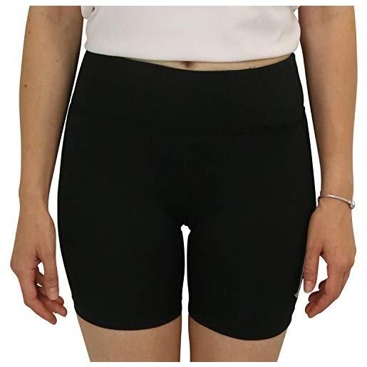 Nike fast - pantaloni aderenti da donna, donna, cd0122, black/reflective silv, xs