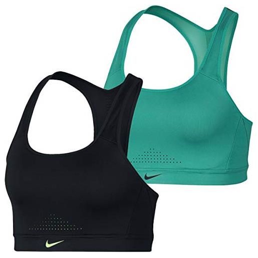 Nike impact - reggiseno sportivo da donna, donna, reggiseno, 888581, luce menta/nero/nero, xl
