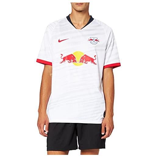 Nike rblz m nk brt stad jsy ss hm t-shirt calcio, uomo, white/(university red) (full sponsor), 2xl