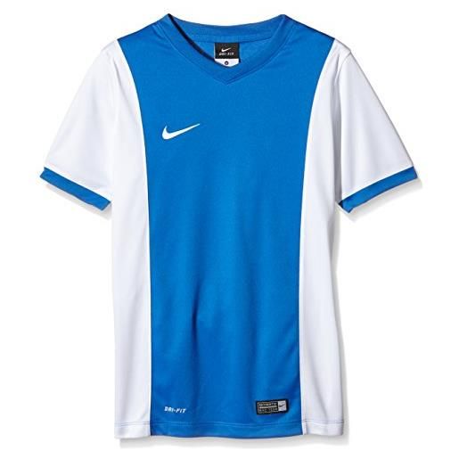 Nike maglia manica corta park derby, bambino, royalblu_bianco, xl