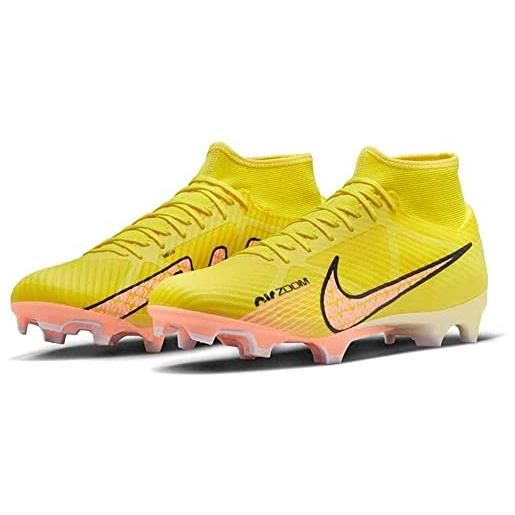 Nike superfly 9 academy, scarpe da calcio uomo, yellow strike/sunset glow-coco, 46 eu