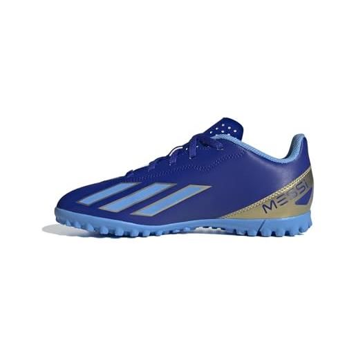 adidas x crazyfast. 4 messi, scarpe da ginnastica, ftwr white/team royal blue/bright red