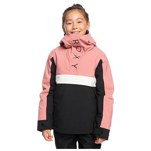 Roxy shelter ergtj03156 - giacca da snow tecnica per ragazza 8-16 anni, rosa - dusty rose, 14 anni