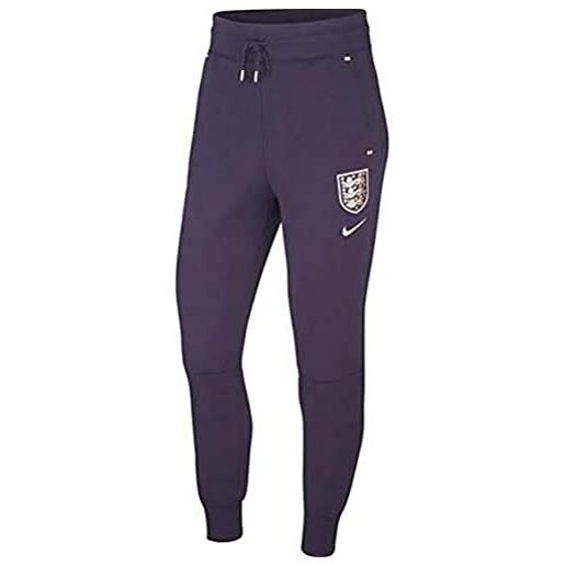 Nike ent tch fleece aut pantaloni, donna, purple dynasty/white/white/p48, m