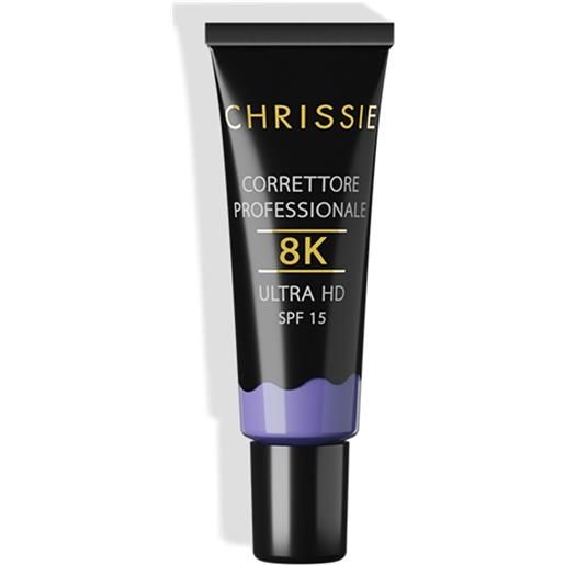 Chrissie Cosmetics chrissie correttore professionale 8k ultra hd - 102 incarnato spento, 10ml