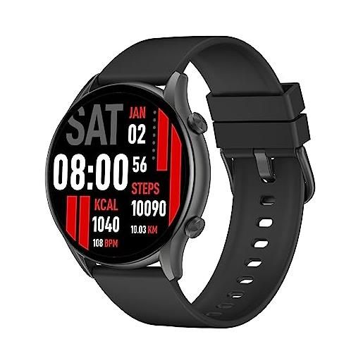 Kieslect smart calling ™ kr watch, smartwatch, tracker curvo multifunzione 3d fitness con microfono e altoparlante integrati, impermeabile semi-amoled ip68