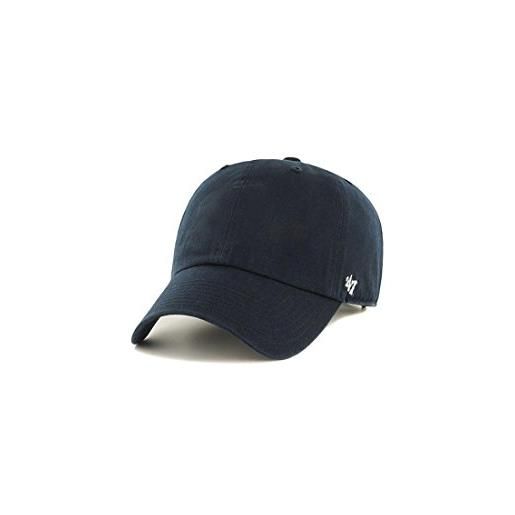 47 brand 47 classic clean up, cappuccio regolabile cappellino da baseball, blu, taglia unica unisex-adulto