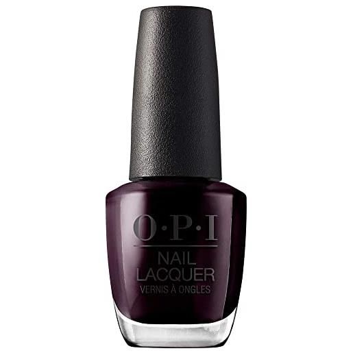 OPI nail lacquer, smalto per unghie, black cherry chutney, rosso/nero perlato, 15ml