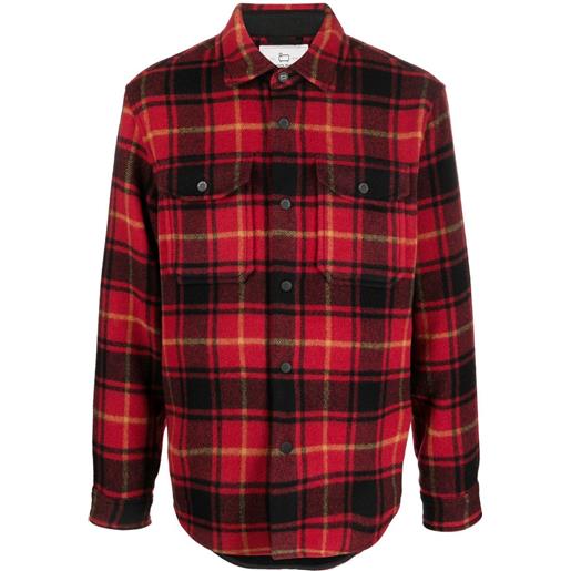 Woolrich camicia a quadri - rosso