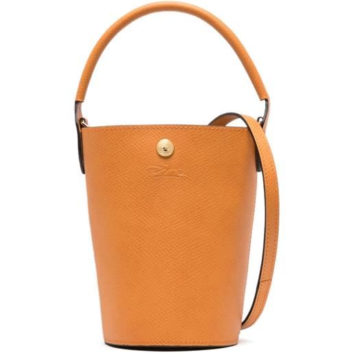 Longchamp épure leather crossbody mini bag - marrone