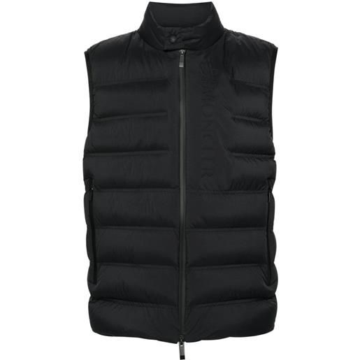 Moncler gilet oserot imbottito - nero