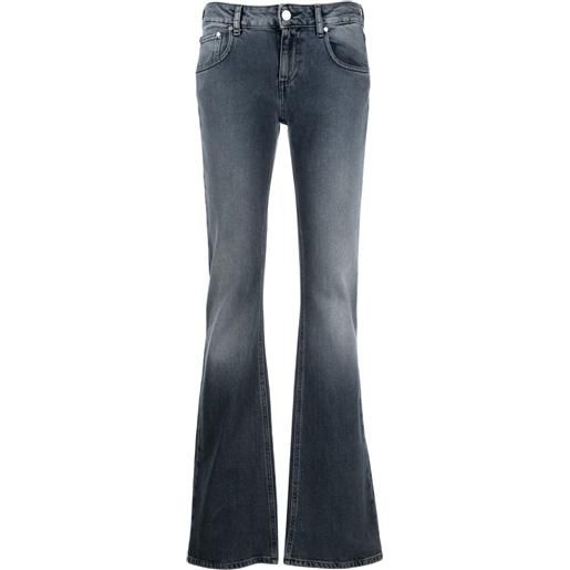 Trussardi jeans svasati a vita media - blu