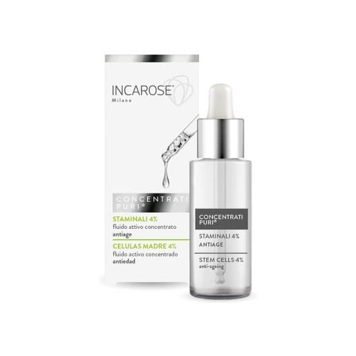 Incarose concentrati puri staminali 4% fluido antiage 15ml