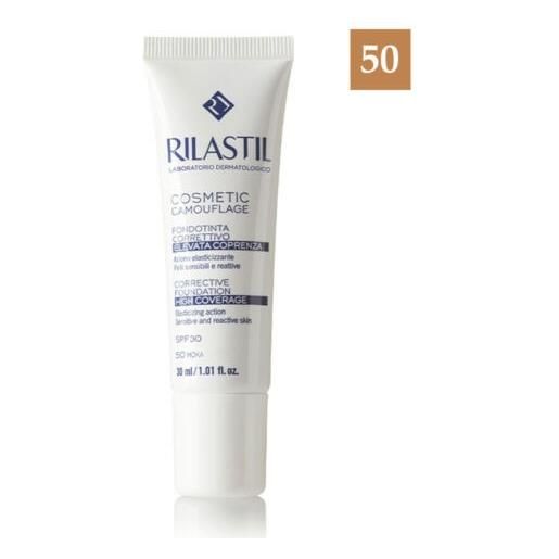 Rilastil camouflage fondotinta correttivo spf30 elevata coprenza 50 moka 30ml