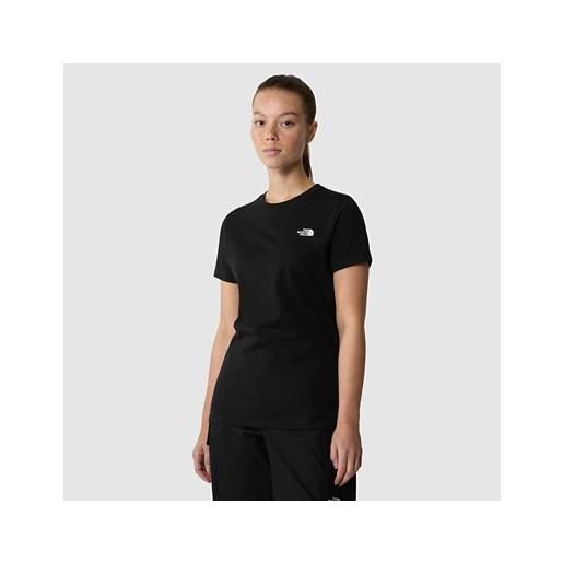 TheNorthFace the north face t-shirt simple dome da donna tnf black taglia l donna