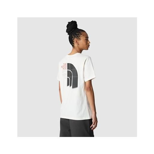 TheNorthFace the north face graphic t-shirt donna white dune taglia l donna