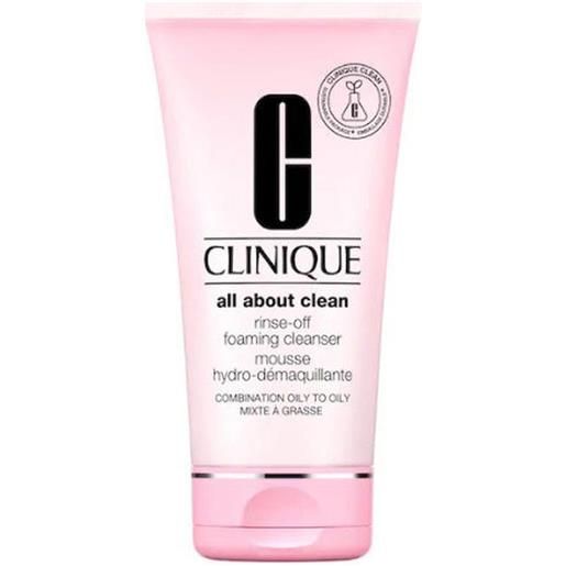 Clinique all about clean rinse off foaming cleanser detergente 250 ml