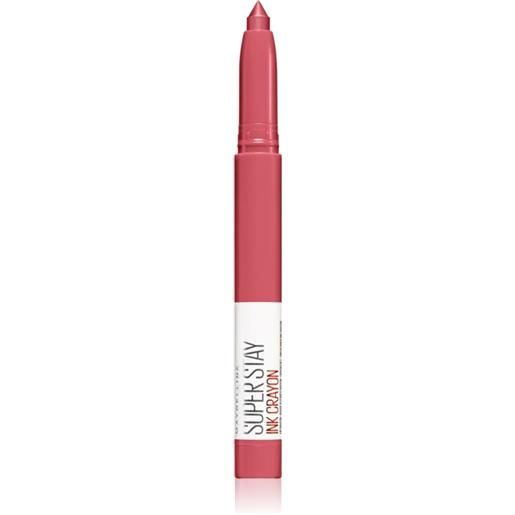 MAYBELLINE NEW YORK super stay ink crayon 85 change is good rossetto lunga tenuta 1,5 gr