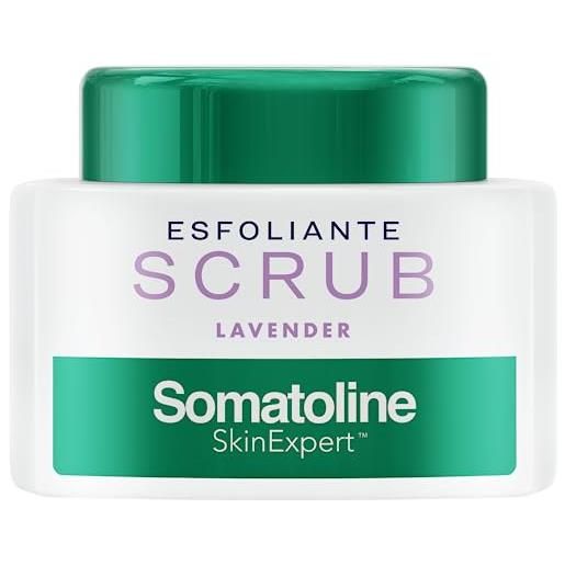 Somatoline SkinExpert, scrub lavander, trattamento corpo esfoliante rilassante, con sale integrale 350gr