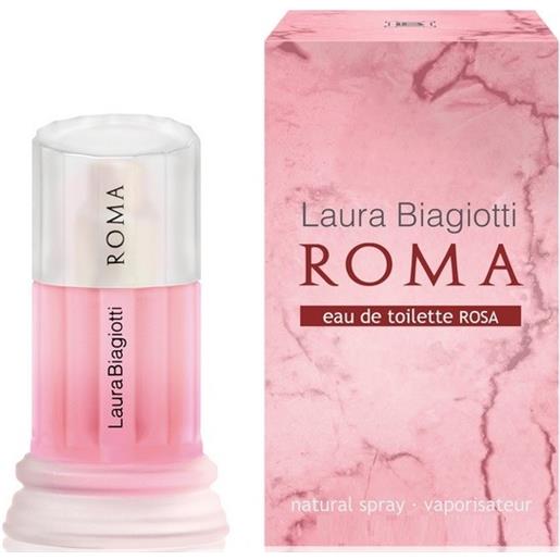 Profumo laura biagiotti roma donna rosa eau de toilette, spray - donna 25 ml