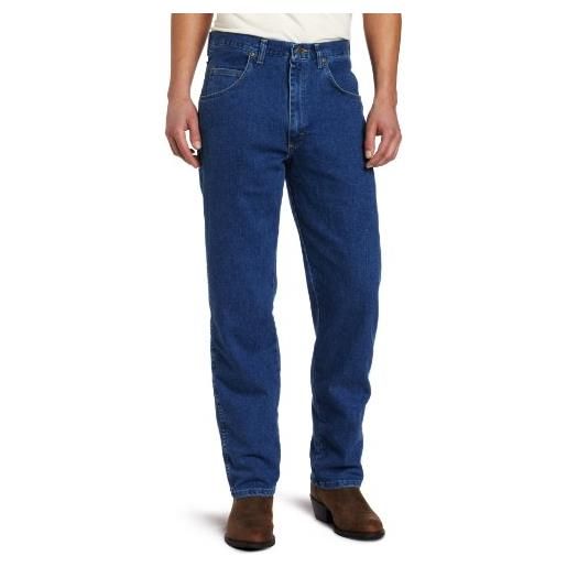 Wrangler rugged wear - jeans da uomo, vestibilità normale, stretch, delavé, 62w x 30l