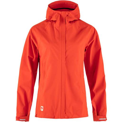 Fjällräven high coast hydratic trail jacket arancione s donna