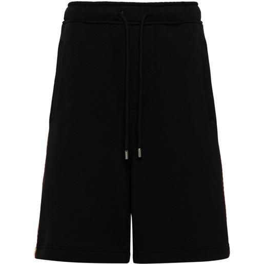 Lanvin shorts con ricamo - nero