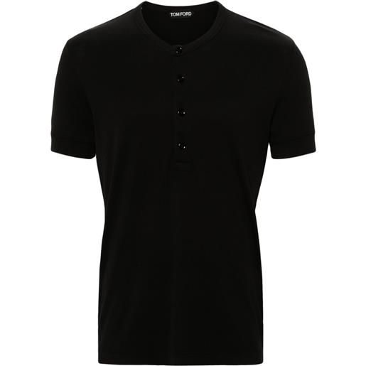 TOM FORD t-shirt a coste - nero