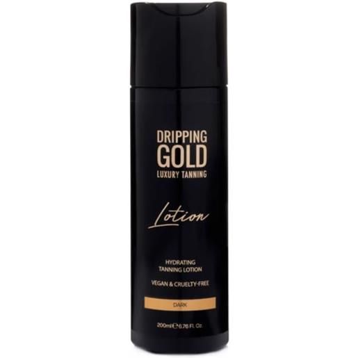 Dripping Gold crema autoabbronzante dark (tanning lotion) 200 ml
