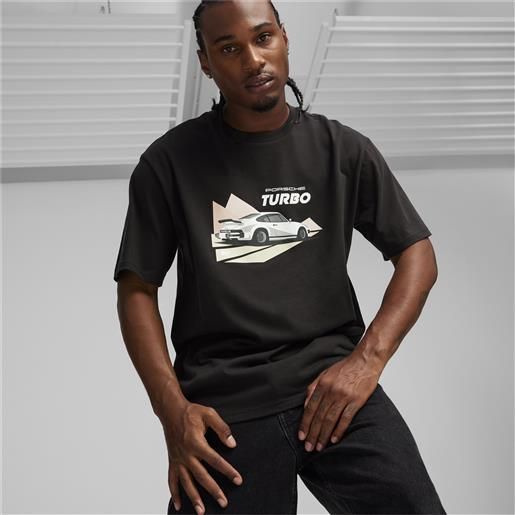 PUMA t-shirt grafica porsche legacy 911 motorsport da, nero/altro