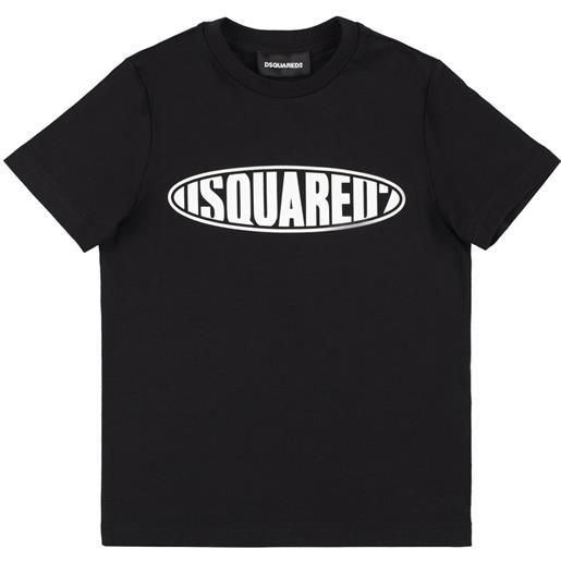 DSQUARED2 t-shirt in jersey di cotone con logo