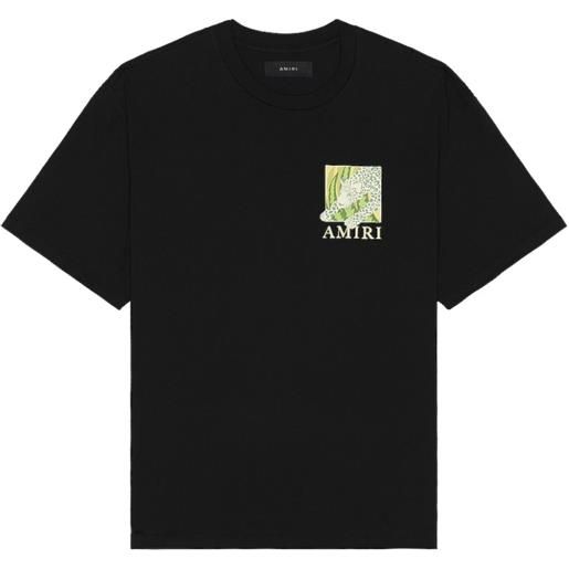 AMIRI t-shirt con stampa grafica - nero