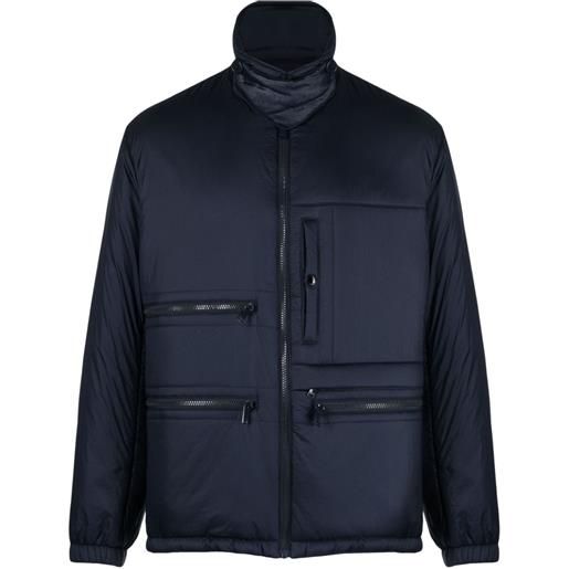 Zadig&Voltaire cappotto imbottito con zip - blu