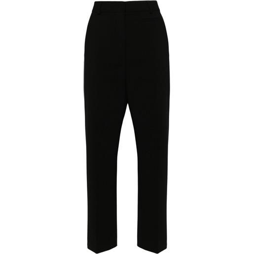 Sportmax pantaloni sartoriali - nero