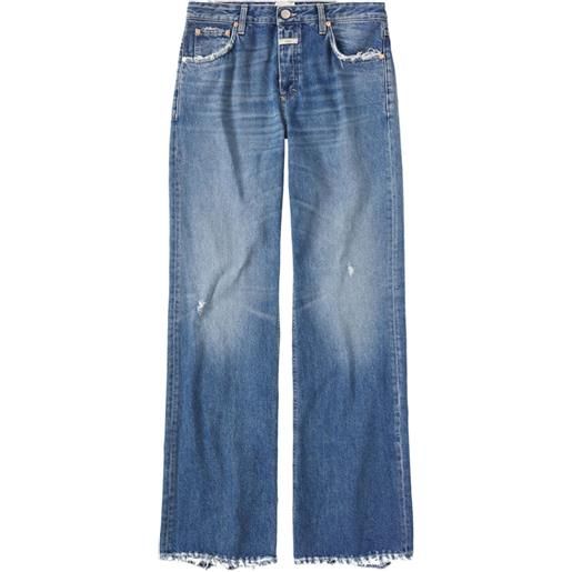 Closed jeans svasati a vita bassa gillan - blu