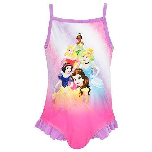 Disney principesse costume da bagno ragazze principesse cenerentola, biancaneve, aurora costume piscina bambina rosa 5-6 anni