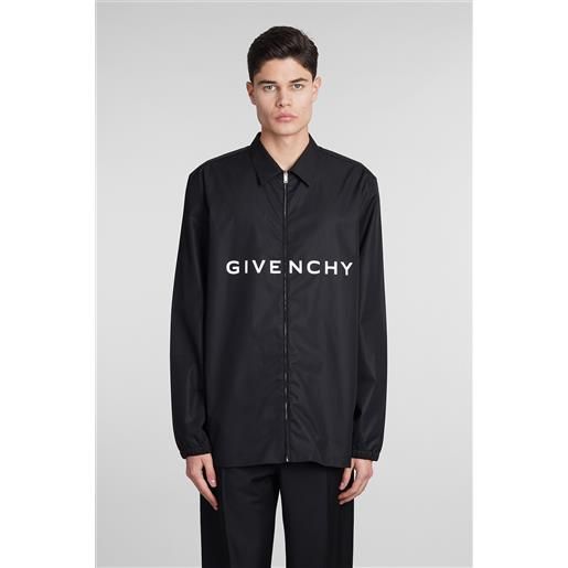 Givenchy camicia in cotone nero