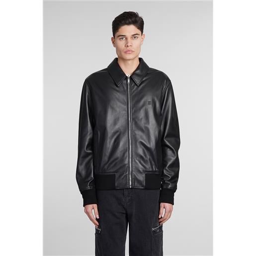 Givenchy bomber in pelle nera