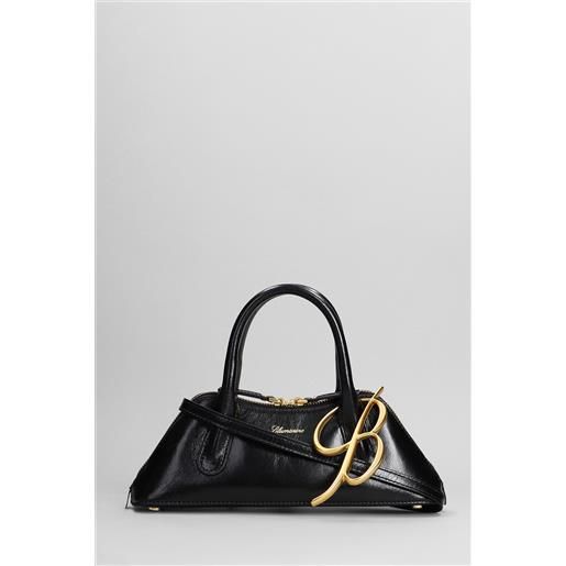 Blumarine borsa a mano in pelle nera