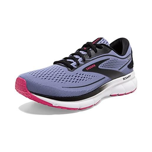 Brooks trace 2, sneaker donna, sangria red pink, 39 eu