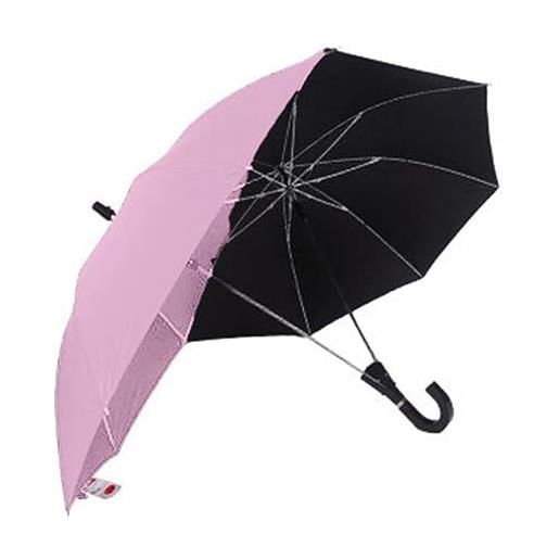QIUNI coppia ombrello antivento 2 colori parasole esterna sole pioggia coppia ombrello ombrello forniture da, nero