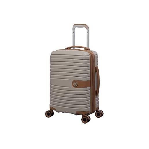 it luggage encompass - spinner espandibile con 8 ruote, 53,3 cm, pelle sabbiosa, 21, encompass - spinner espandibile con 8 ruote, 53,3 cm