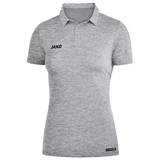 Jako 6329 premium basics - polo donna, rosso, 34